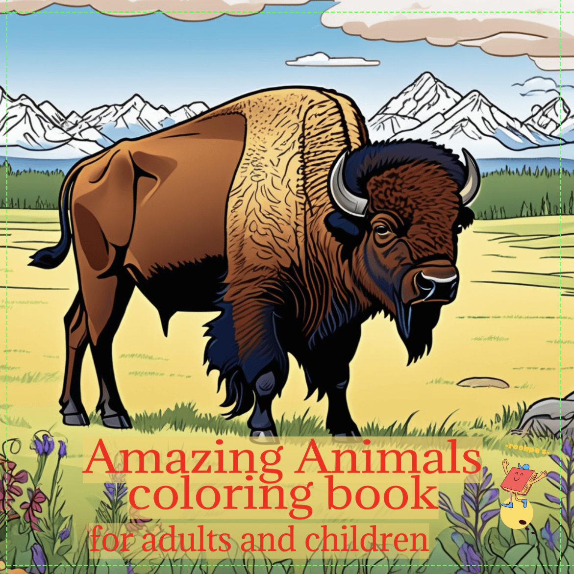 Amazing animals coloring book