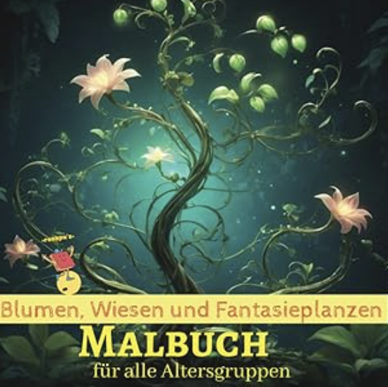 Fantasiepflanzen Malbuch