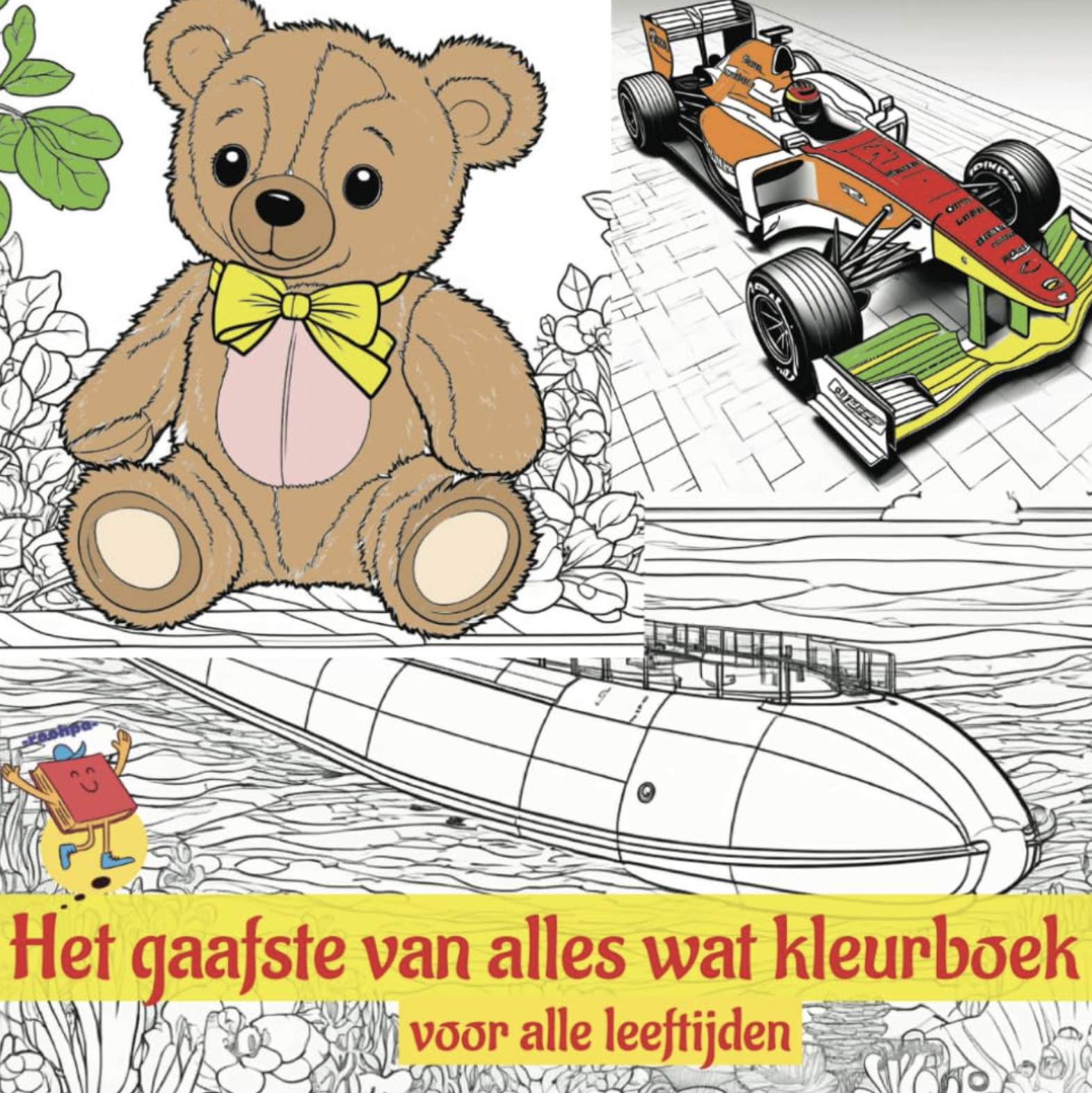 Het gaafste van alles wat-kleurboek voorkant