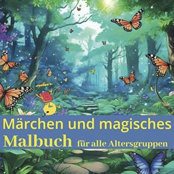 Märchen und magisches Malbuch