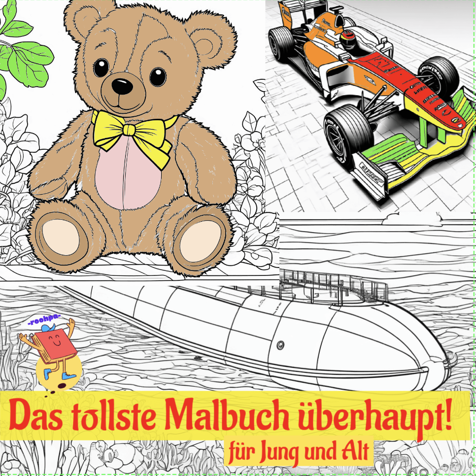 Tollste Sachen Malbuch